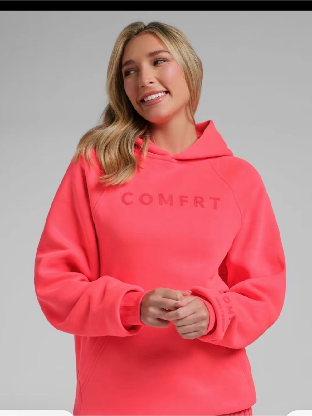 COMFRT color is hot fuchsia